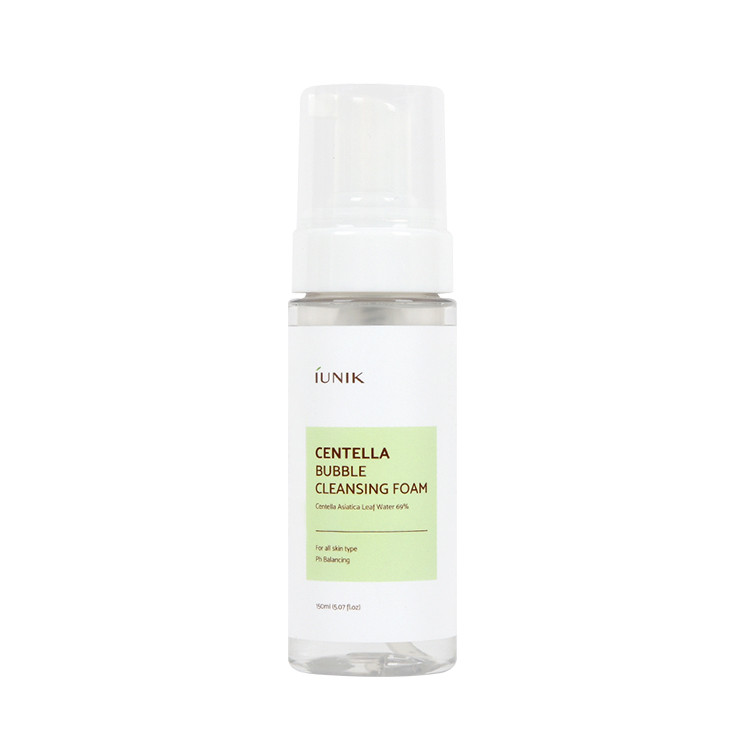 IUNIK Centella Bubble Cleansing Foam 150ml tube